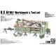 AFV Club AF35302 US Army Workbench & Tool Set 1:35 Model Kit Accessory Set ###